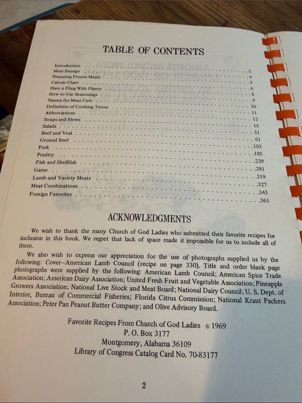 Meats: Favorite Recipes from Church Ladies - Alabama - spriral vintage cookbook - Picture 2 of 4